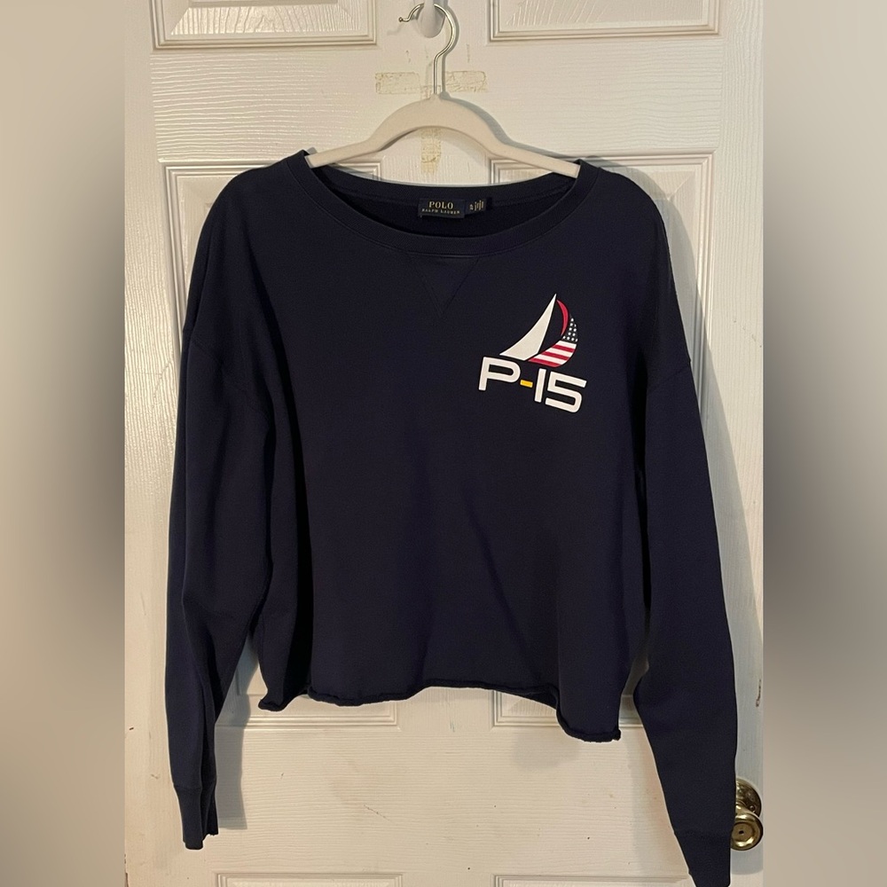 Polo - Ralph Lauren - crop sweatshirt XL